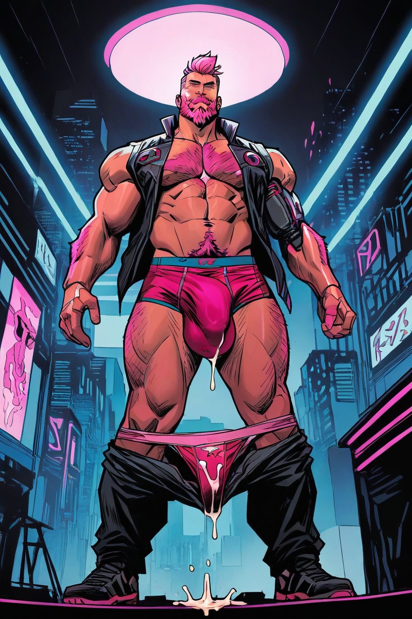 Vêtements Ouverts, Wearing Underwear, Maigre Porno IA Gay