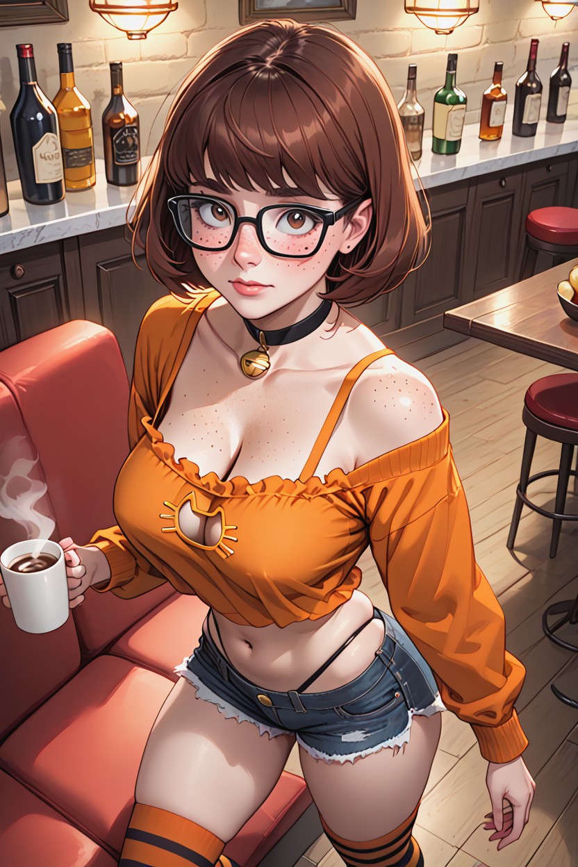 Thigh Gap, Saggy Breasts, Jutting Breasts AI Porn