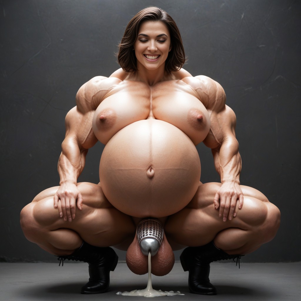 Hypermuscular, Extremely Muscled, Peaked Biceps AI Porn