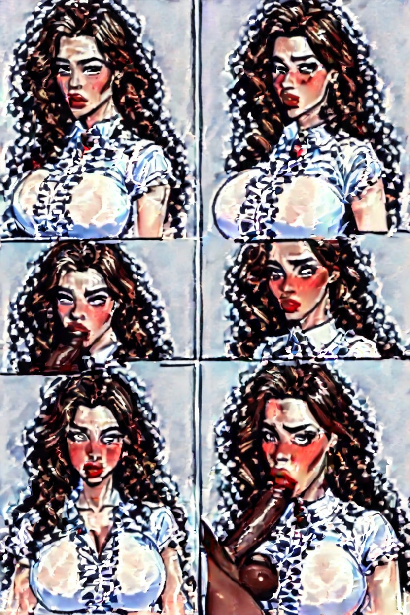 Hyper Wide Hips, The Highest Detail, Thick Lips AI Porn