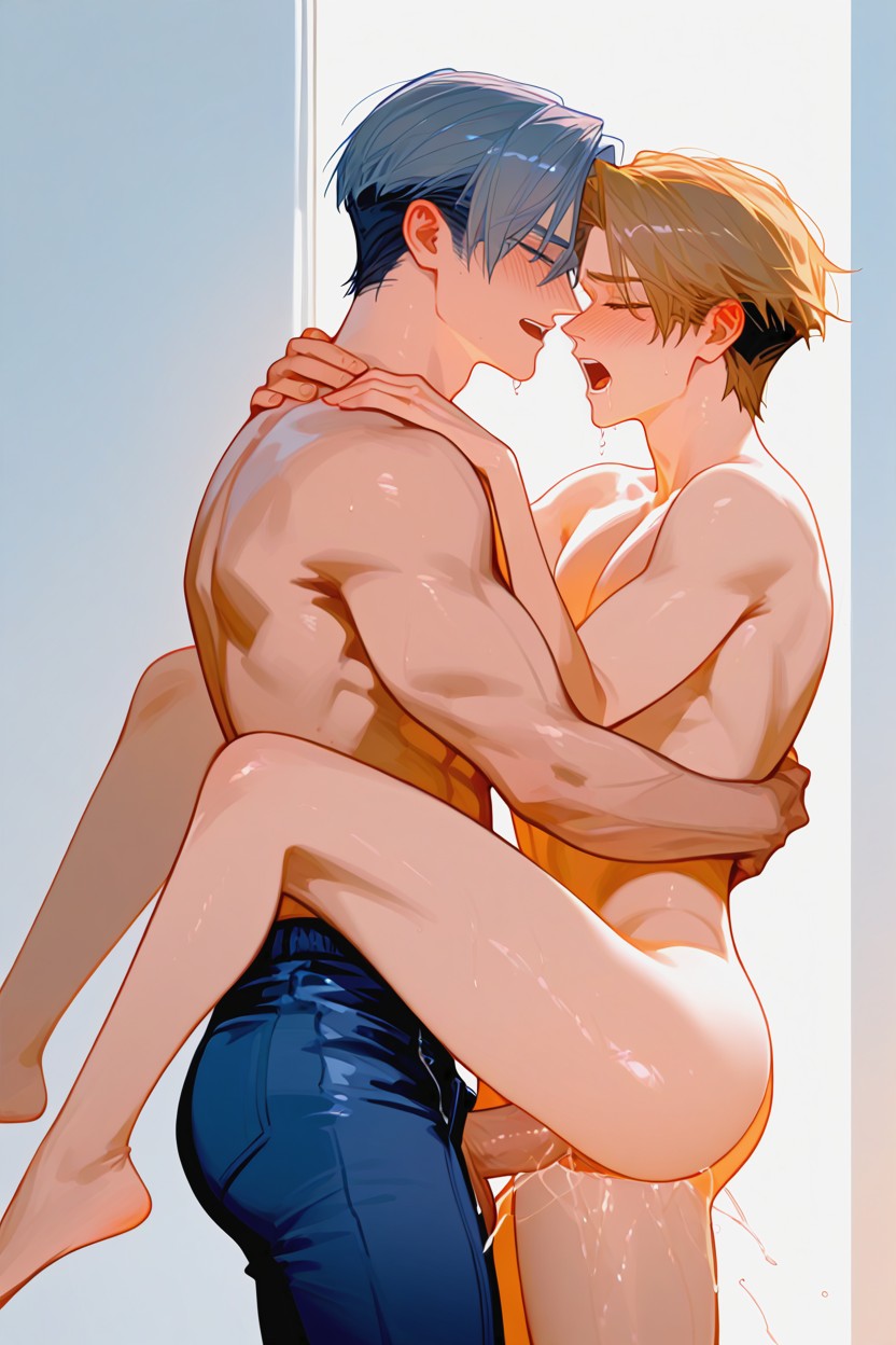 Men Love Men, Cuntboy, Tight Hug AI Gay Porn