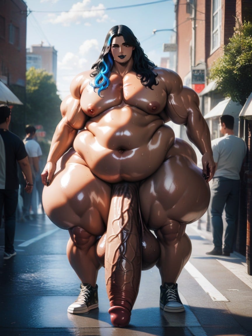Thick Fat Body, Puffy Nipples, Curvy Body AI Gay Porn
