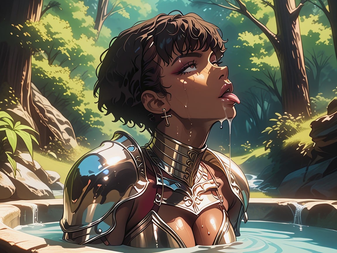 Pixie Cut, Ribs Exposed, Pixie Haircut AI Porn