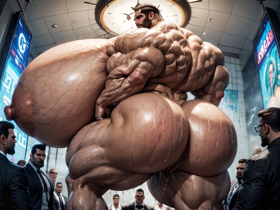 Massive Breast, Big Pecs, Spreading Ass AI Porn