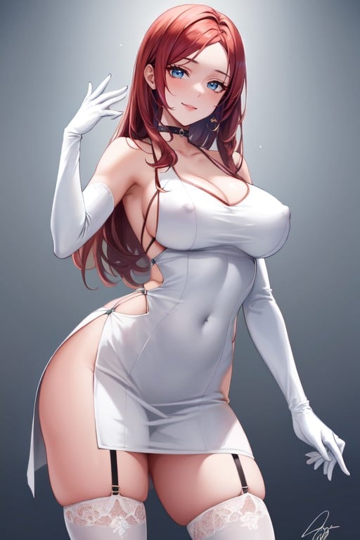 Standing, Zettai Ryouiki, Contrapposto Hentai AI Porn