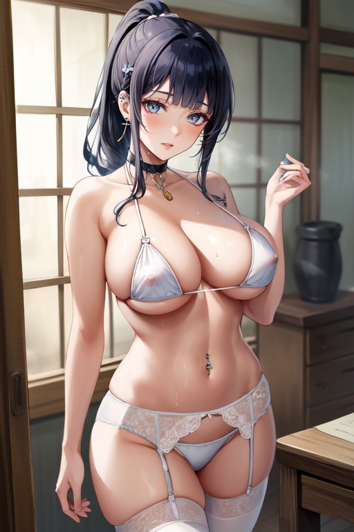 Tight Waist, Perky Tits, Enhancing Quality And Detail Hentai AI Porn