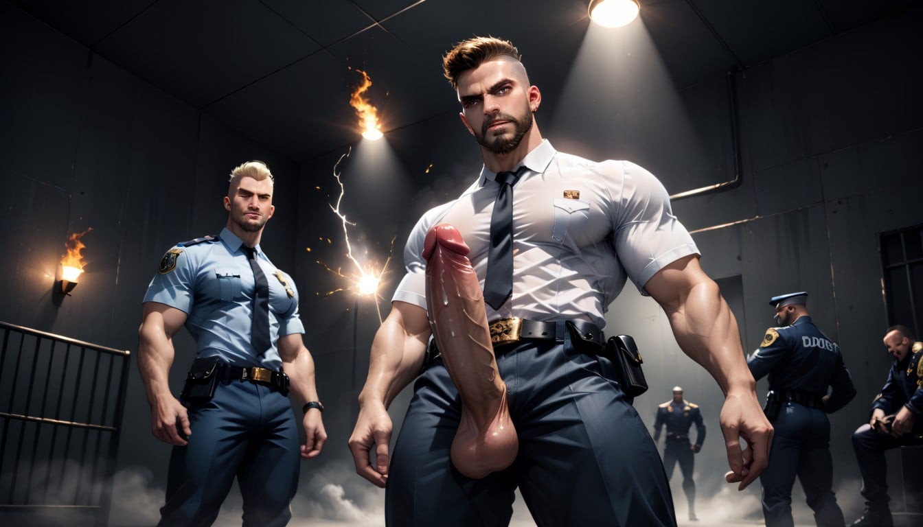 Manly Face, Prison, Tall Porno IA Gay