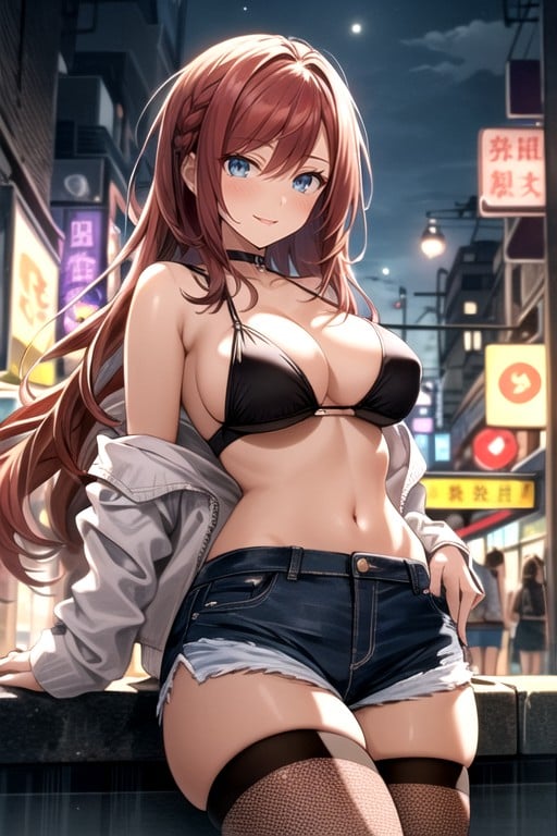 Warm Anime, Night, Full View Hentai AI Porn