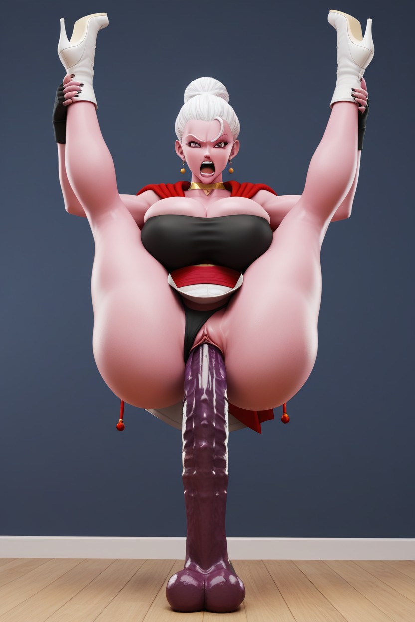 Dildo Ride, Pussy Dildo, Shocked AI Porn