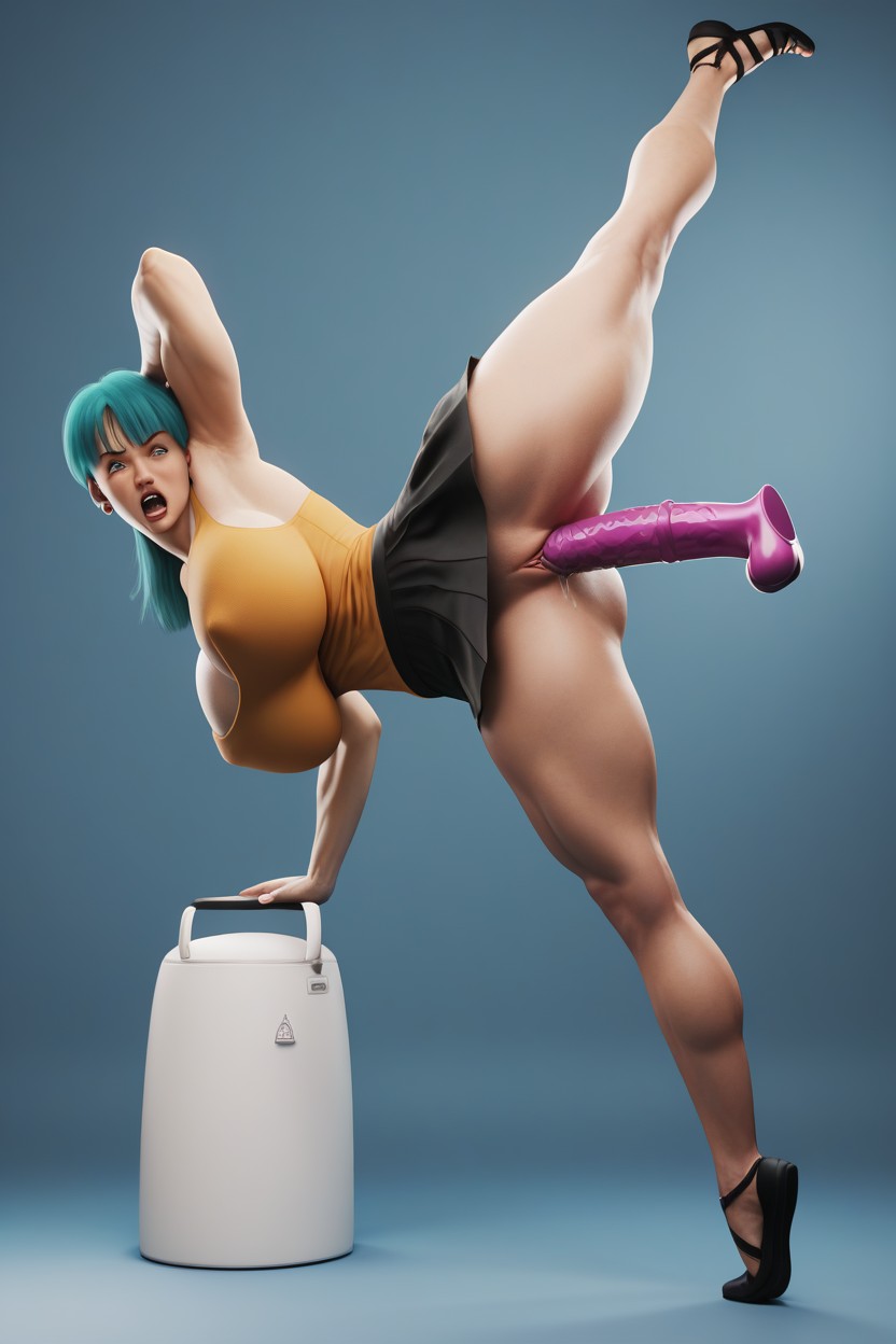 Muscular, Full View, Flexible AI Porn