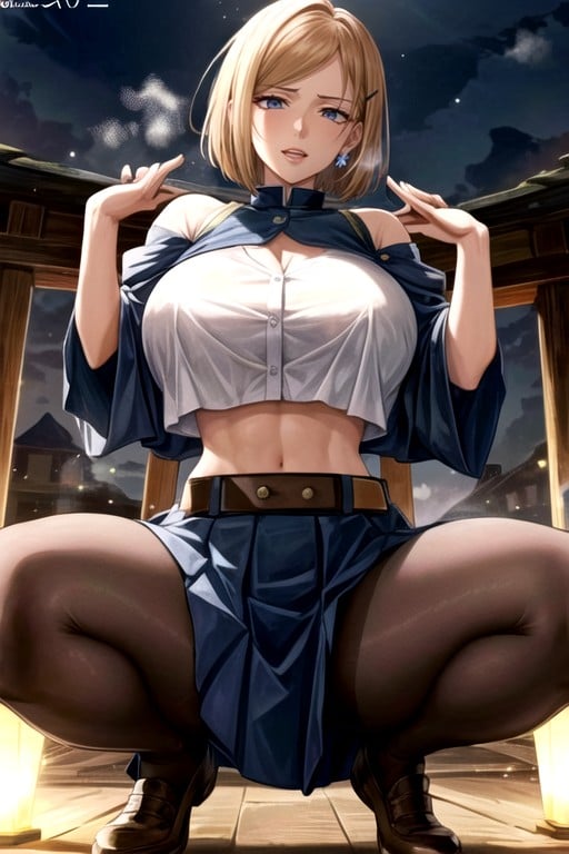 Erect Nipples, Large Areola, Married Woman Hentai AI Porn