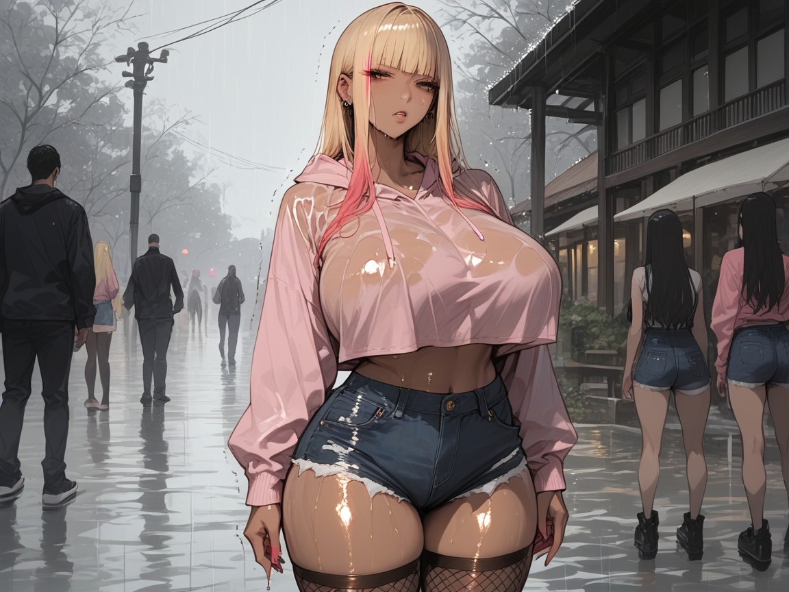 Blonde Hair, Anime Like Face, Rounded Ass Hentai AI Porn