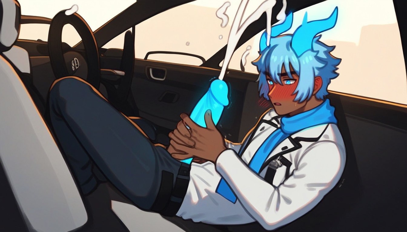 Horny, Demon, Tail AI Gay Porn