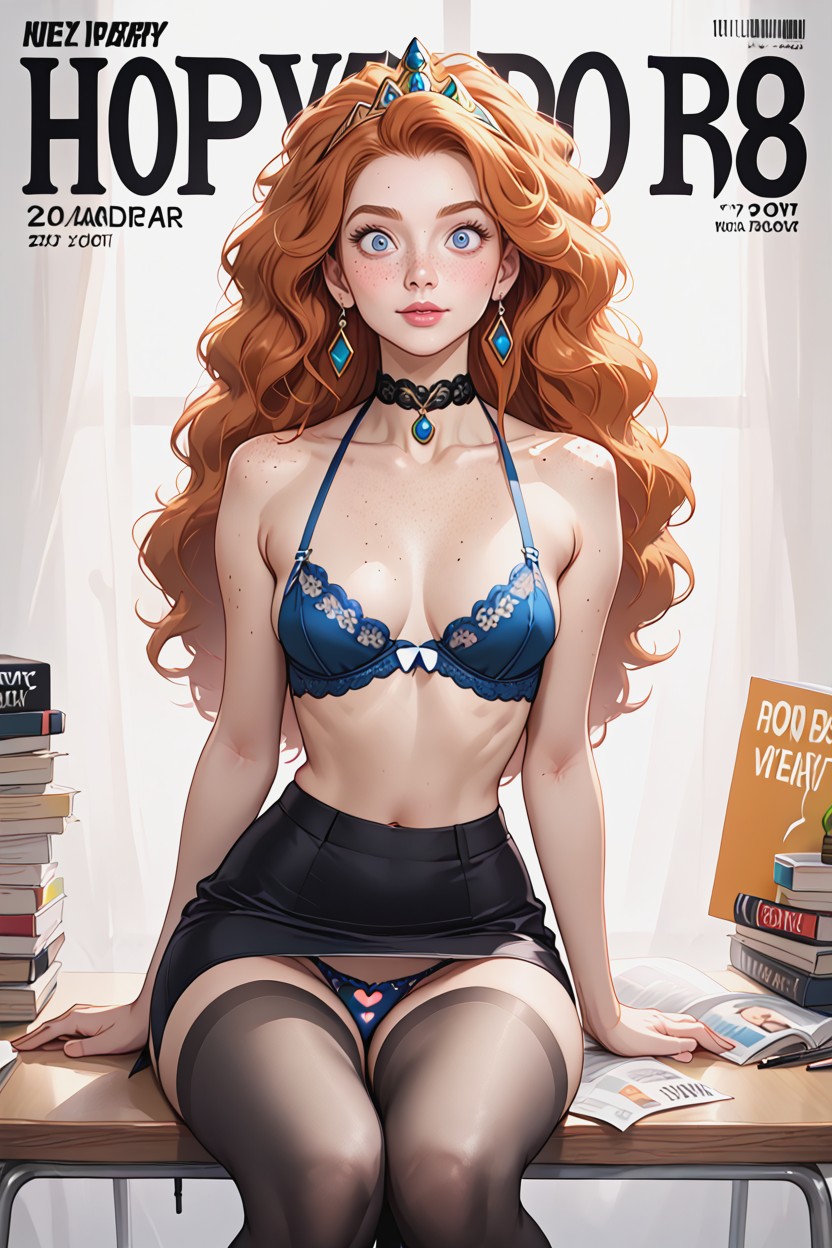 Realistic, Wearing Black Choker, Hyper Saggy Tits AI Porn