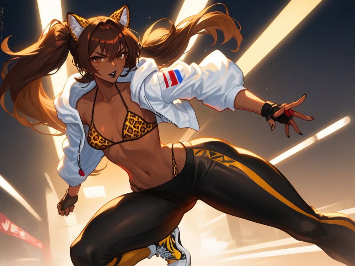 Brown Eyes, Gapped Thighs, Sloped Shoulders AI Porn