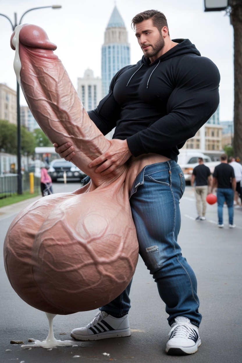 Impossibly Long Hyper Penis, Exploding With Cock Growth, Growing Cock AI Gay Porn