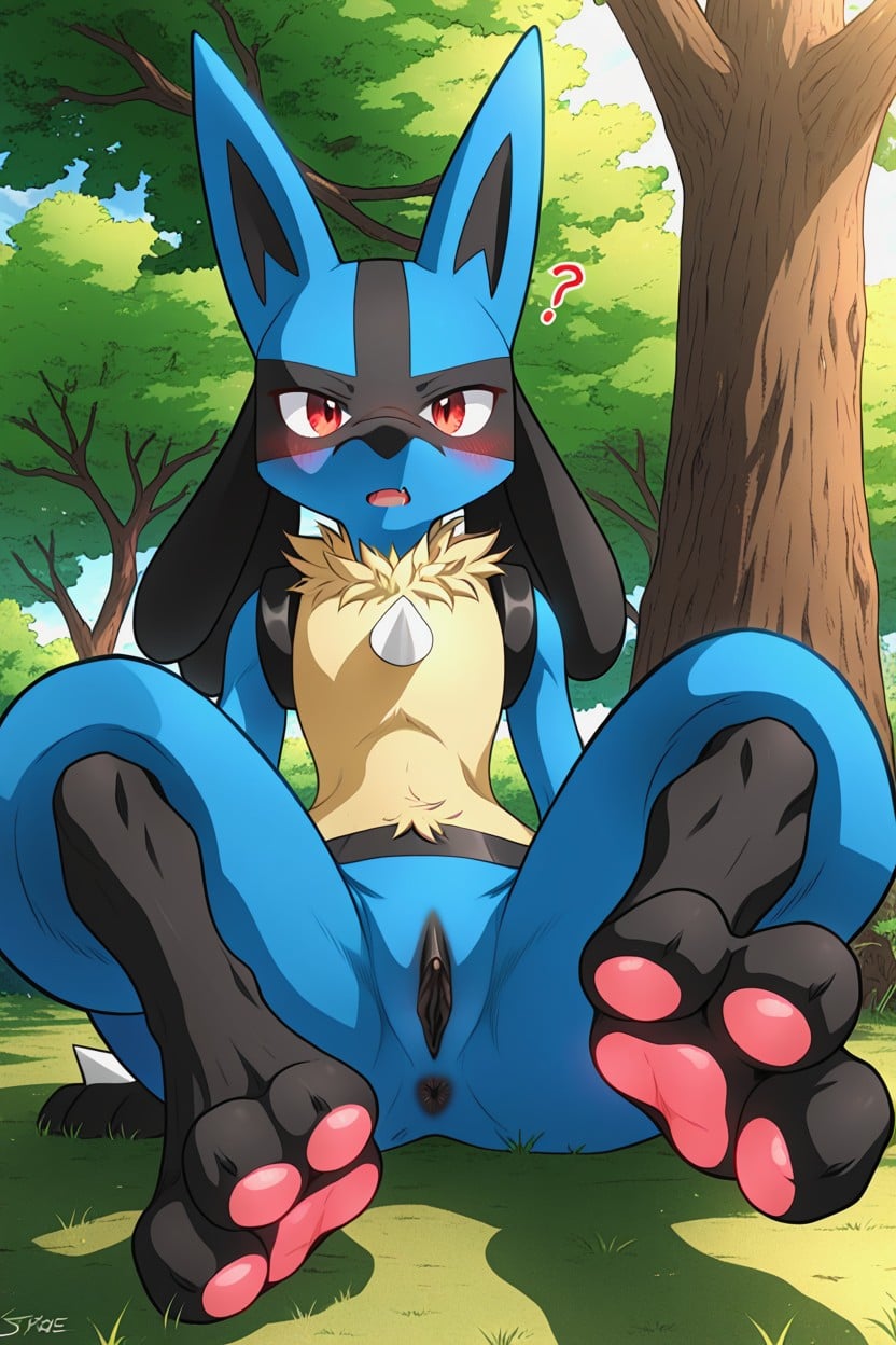 Nsfw, かわいい, Lucario From Pokemon ファーリーAIポルノ