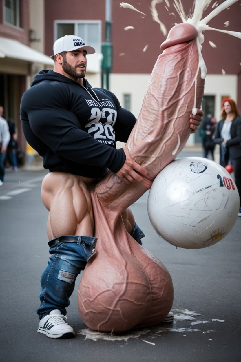 Balls Out, Standing, Growing Cock Porno gay IA
