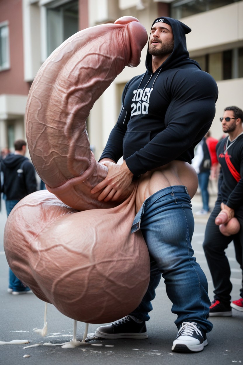 Skater, Fucking From Behind, Balls Out AI Gay Porn