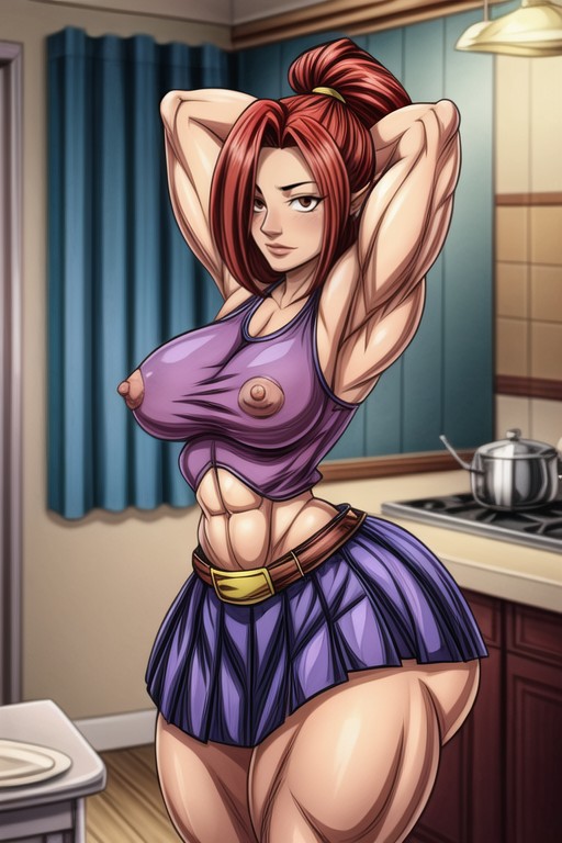 Add Detail, Armpit Hair, Thick Muscular Neck Hentai AI Porn
