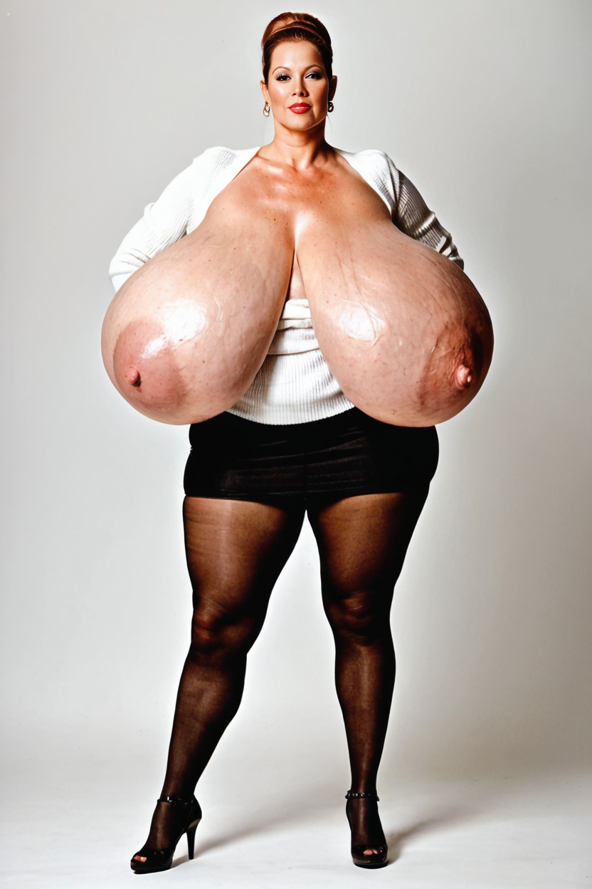 Pink Nipples, Long Tits, Enormously Insane Massive Gigantic Breasts AI黃片