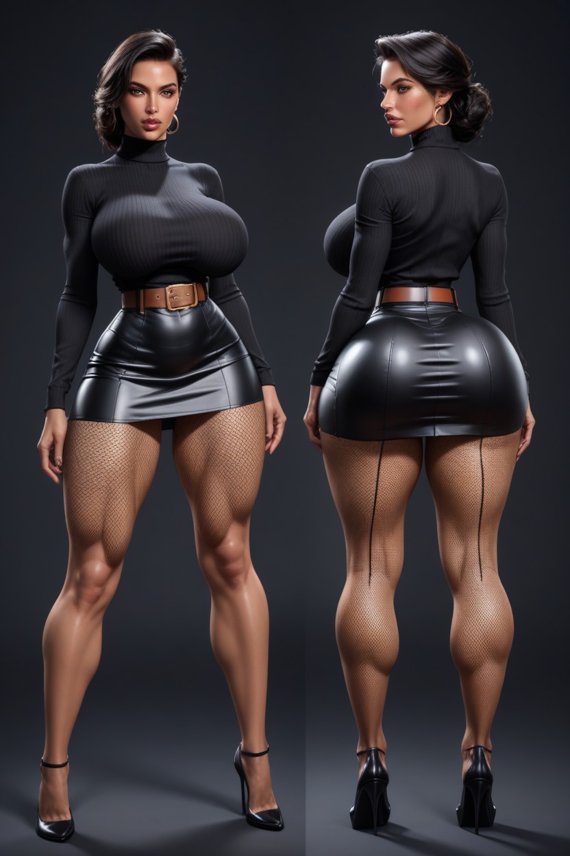 Multiple Poses, Bending, Various Angles AI Porn
