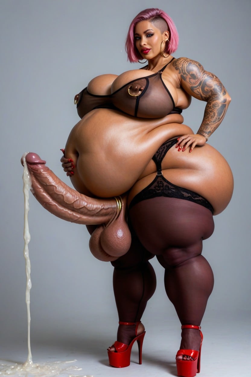 Tattoo Sleeve, Hyper Detail, Dark Brown Skin 쉬메일 AI 야짤