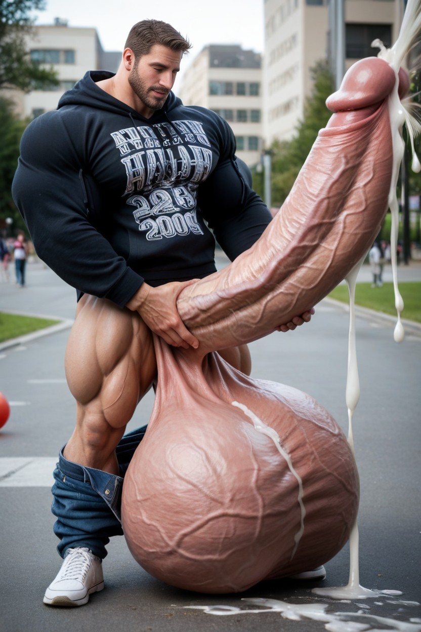 Men, Poils Pubiens, Balls Out Porno IA Gay