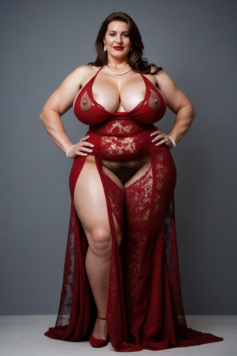 Ssbbw, Full Body, Long Hair MILF AI Porn