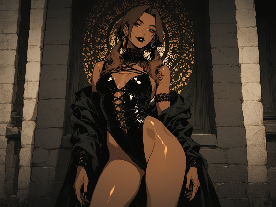 Rounded Ass, High Contrast Colors, Hips Wider Than Shoulders Hentai AI Porn