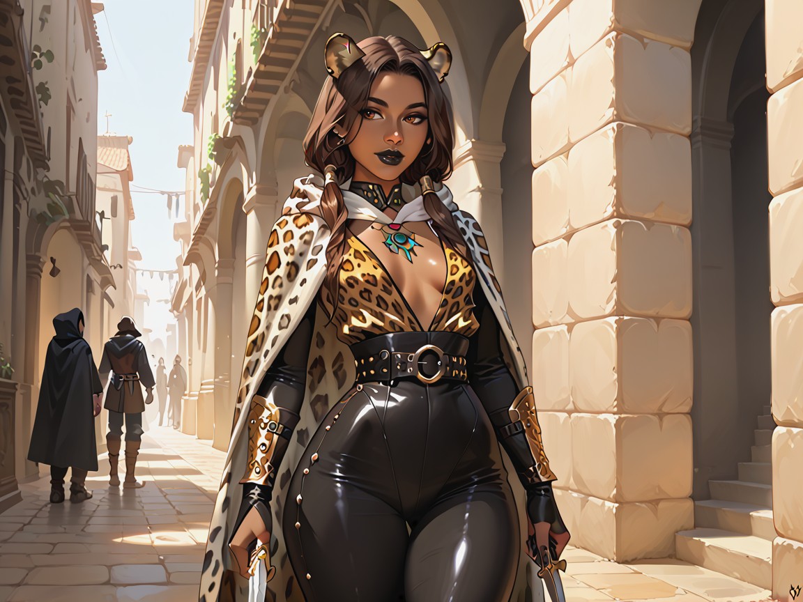Obsidian Gauntlets, 18+, Dark Brown Skin ラティーナAIエロ