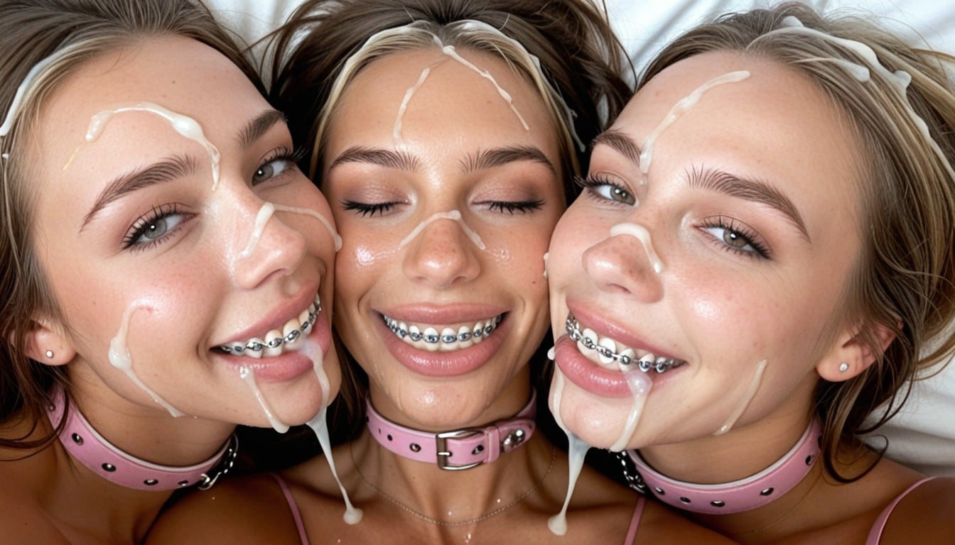 Smile Braces, Happy Look, Degraded AI Porn