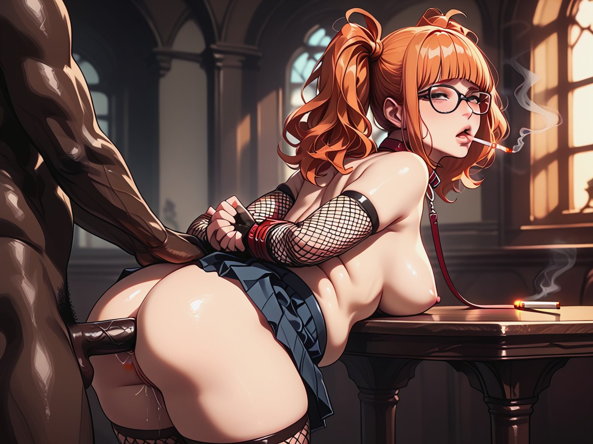 Bangs, Ginger, Table AI Porn