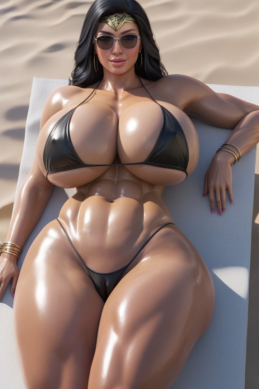 Strong Legs, Fit, Curvy AI Porn