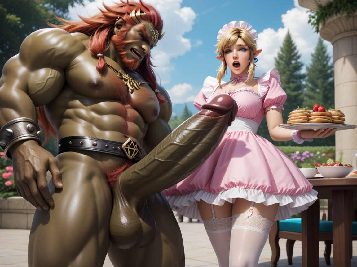 Red Lipstick, High Heels, One Link From Breath Of The Wild Hentai AI Porn