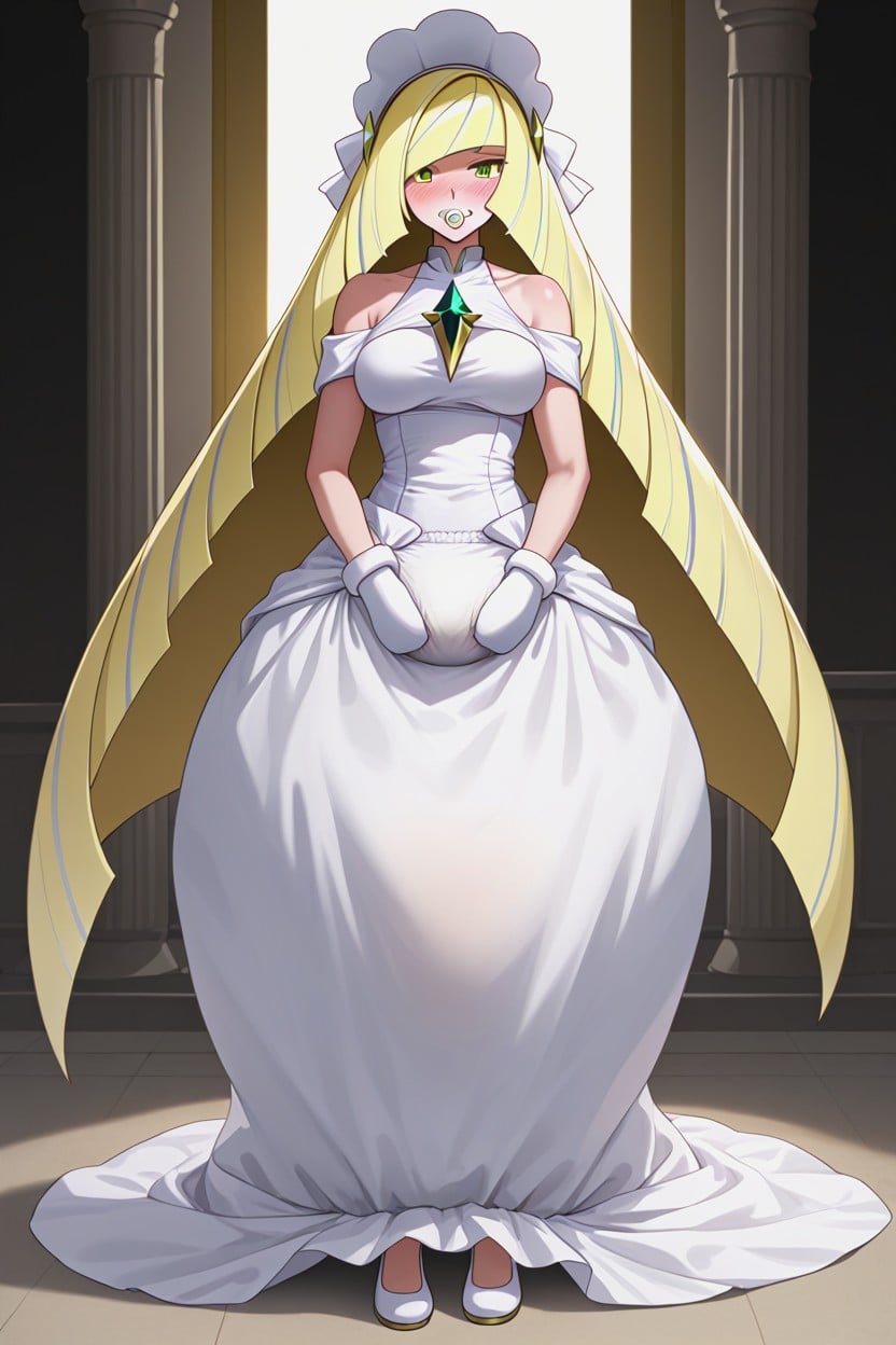 Soft Breasts, Full Body, Very Detailed Eyes AI Porn