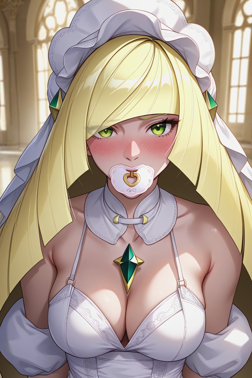 25+, Female White Princess Top, Palacio Porno IA