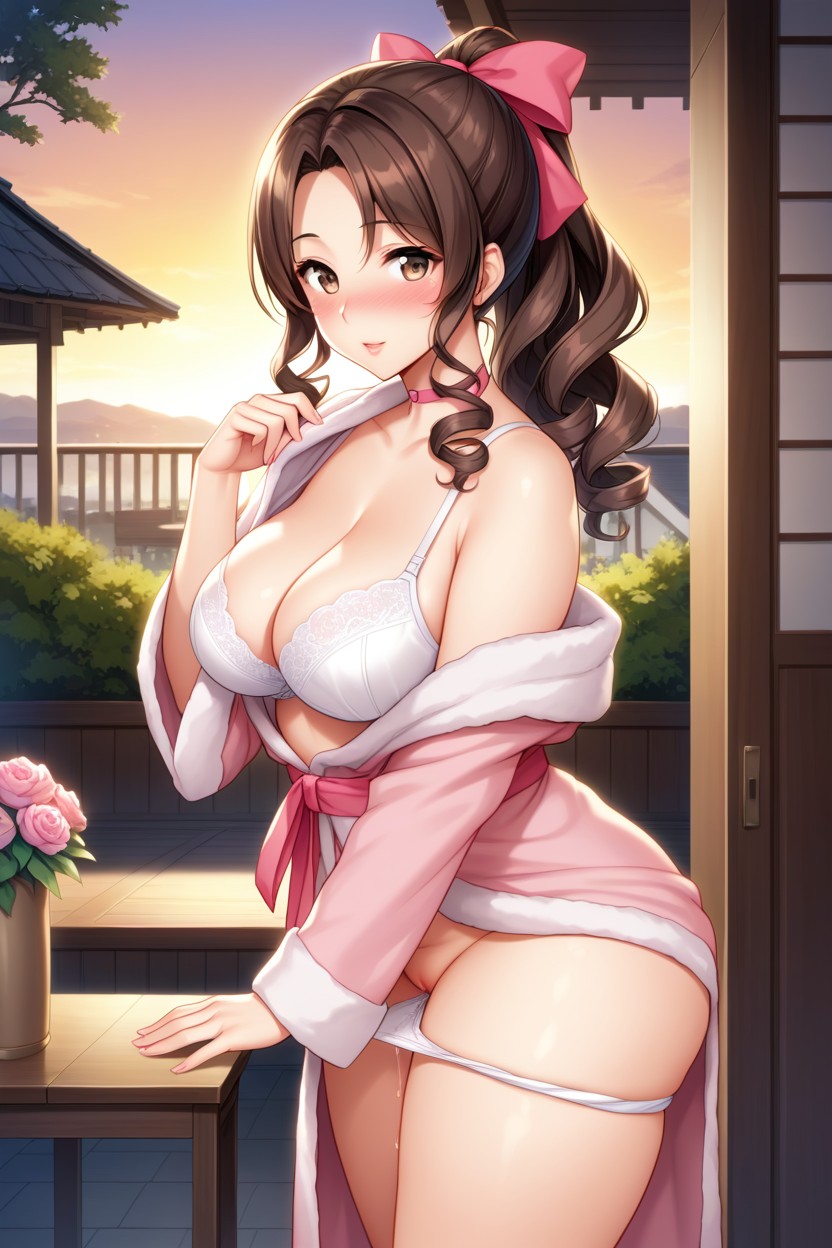 Exposed Thighs, Curvy Body, Detailed Face Hentai AI Porn