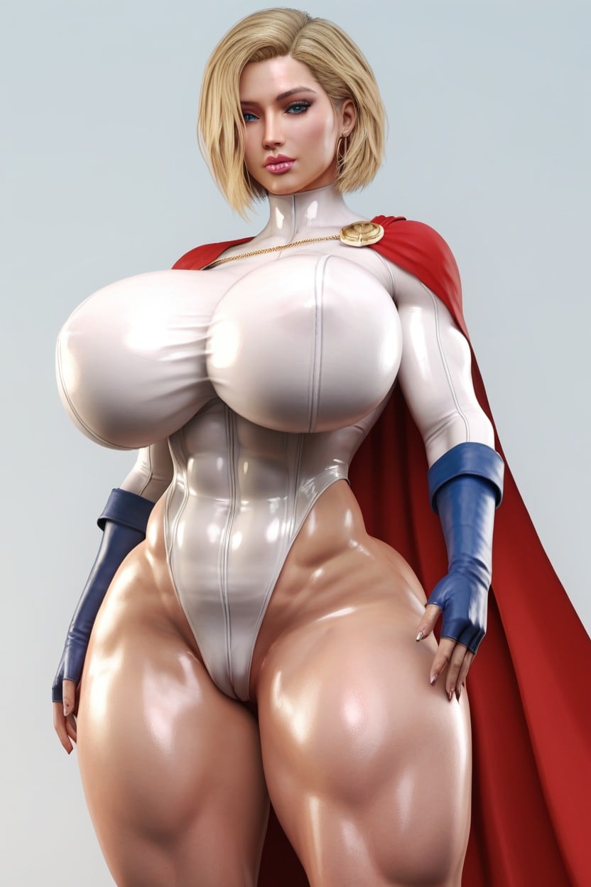 Villain, Aged Down, Blonde Hair AI Porn