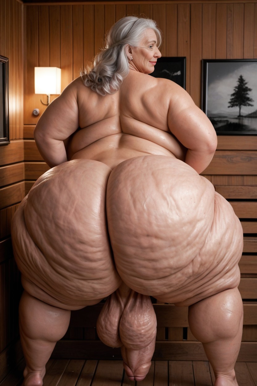 Sombra Dura, Extremely Wide Hips, Obese Flabby Fat Porno IA