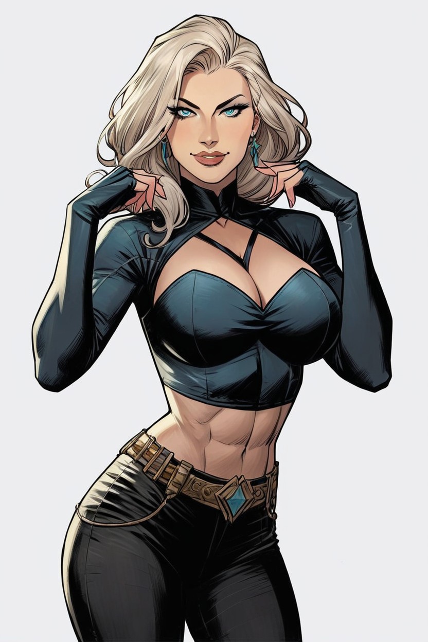 Seductive, Huge Breasts, Seductive Smile Hentai AI Porn