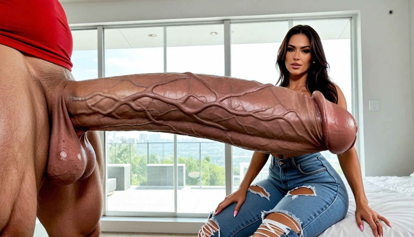 Penis Expansion, Exaggerated Huge Sagging Balls, Hdr Porno IA