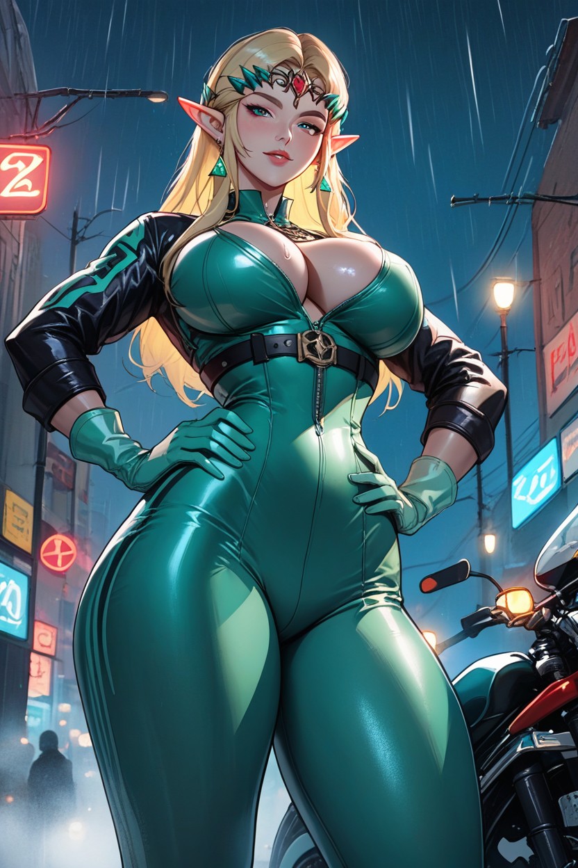 Exposed Breasts, Close Up, Cleavage Hentai AI Porn