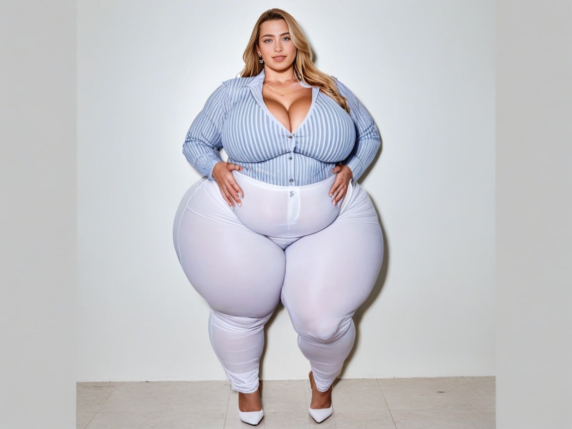Ssbbw, Giant Hips, Front View AI Porn