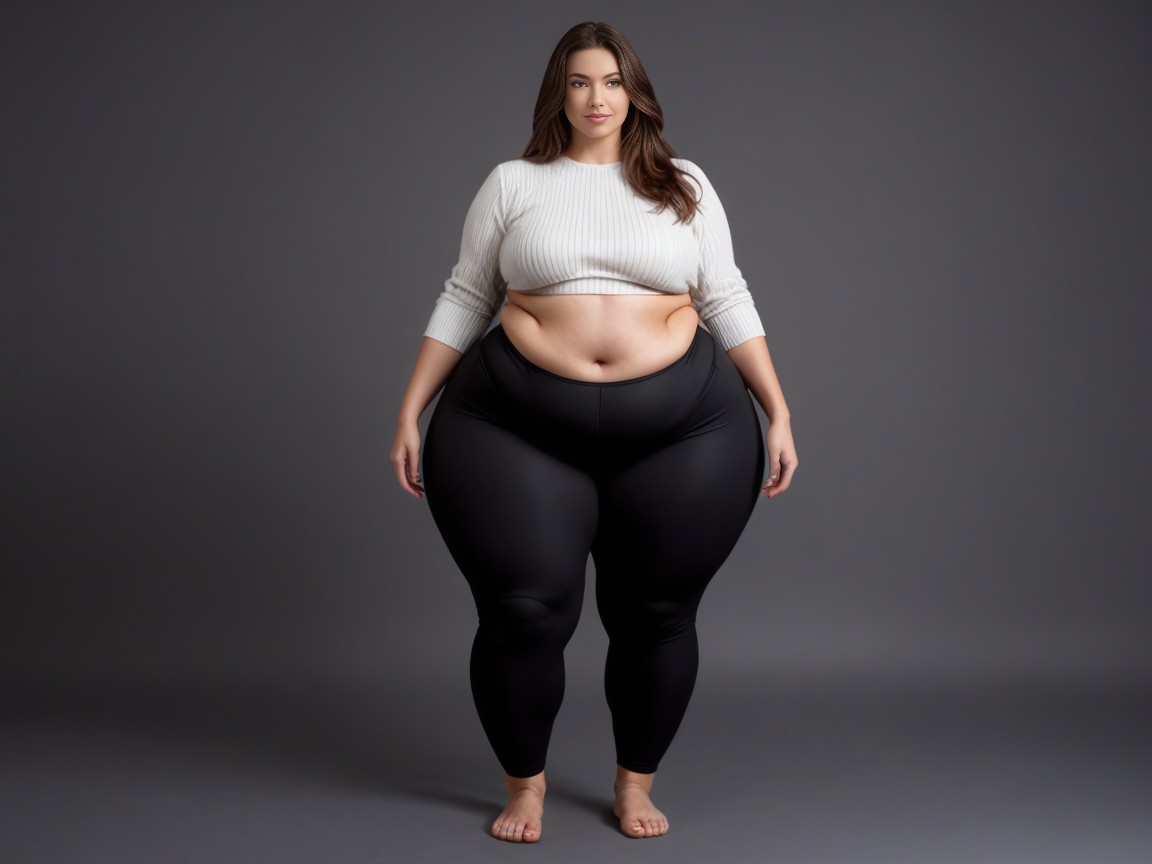 Anthropomorphic, Mega Fat, Ultra Fat Hips And Legs AI Porn