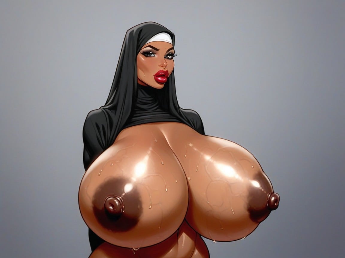 Simple Dark Background, Arab Milf, Close Up Hentai AI Porn