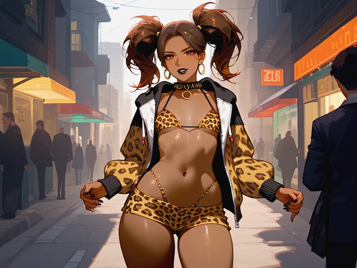 Prostitute, Sloped Shoulders, Snatched Waist AI Porn