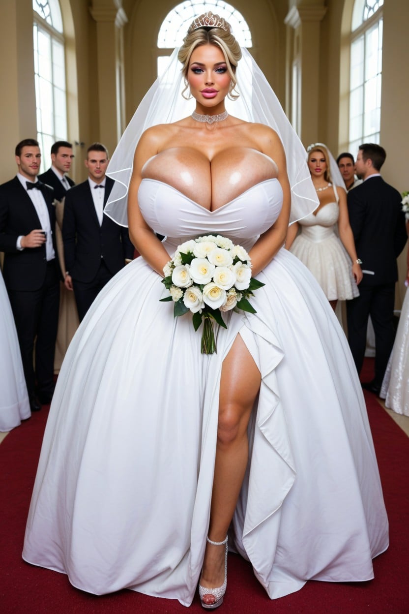 Huge Erect Nipples Under Clothes, 18+, Wedding AI Porn