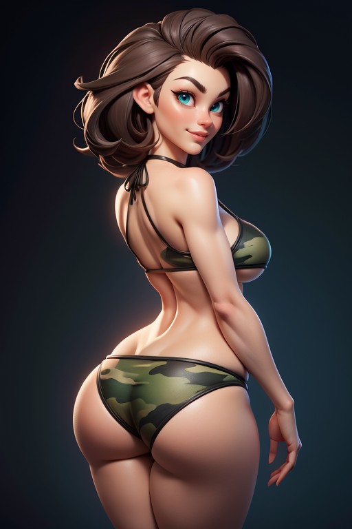 Head Bald On The Sides, Massive Ass, 25+ Hentai AI Porn