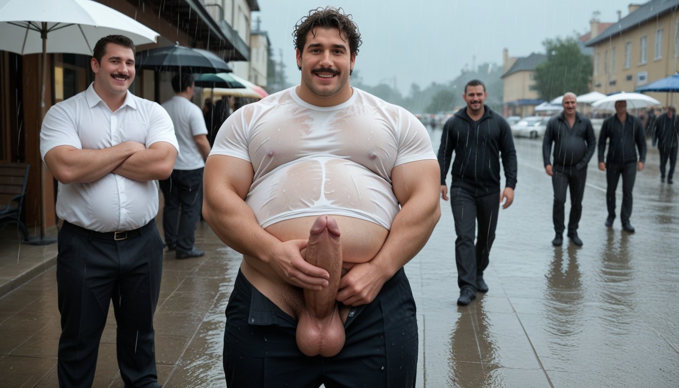 Moustache, Jerk Off, Wet Cock ゲイAIポルノ